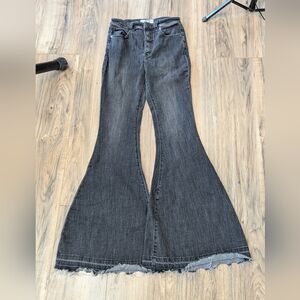 We The Free, Button Fly, Flare Leg Jeans, Women's 27